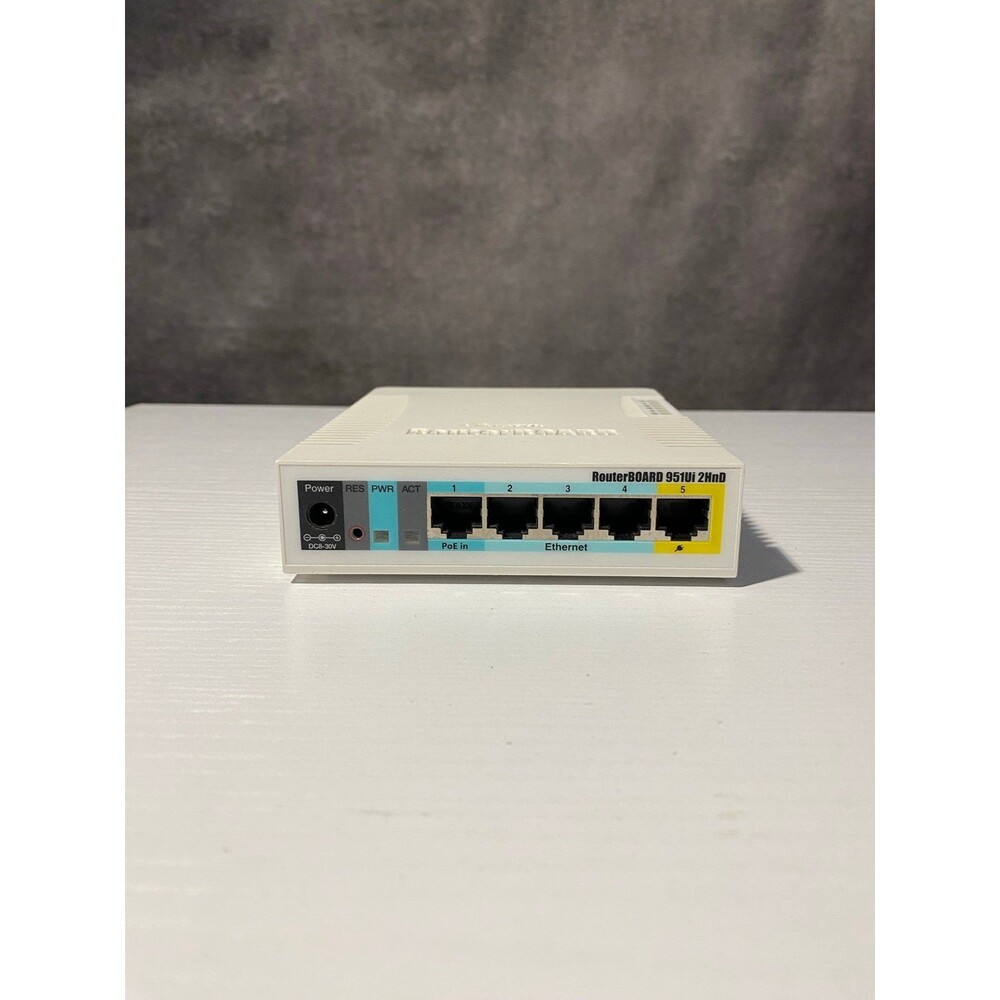 MikroTik RouterBOARD RB951Ui-2HnD SOHO 5-Port Wireless AP Router - Unit Only